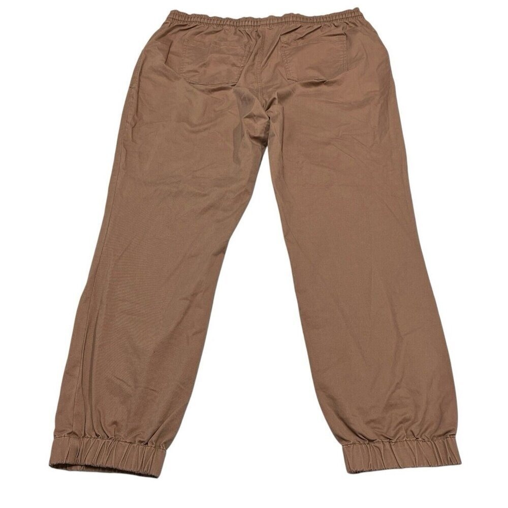Frye Co Joggers Womens XXL Pull On Elastic Waist Brown Comfort Casual Stretch